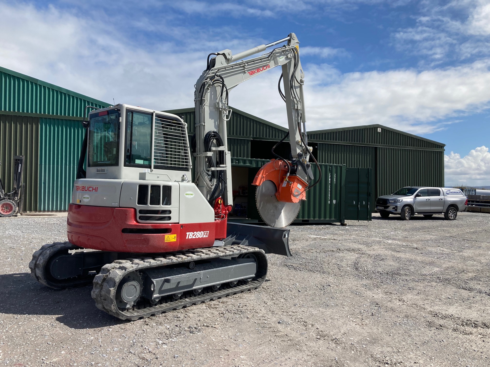 Windtranz. WT Blade Cutting Rig